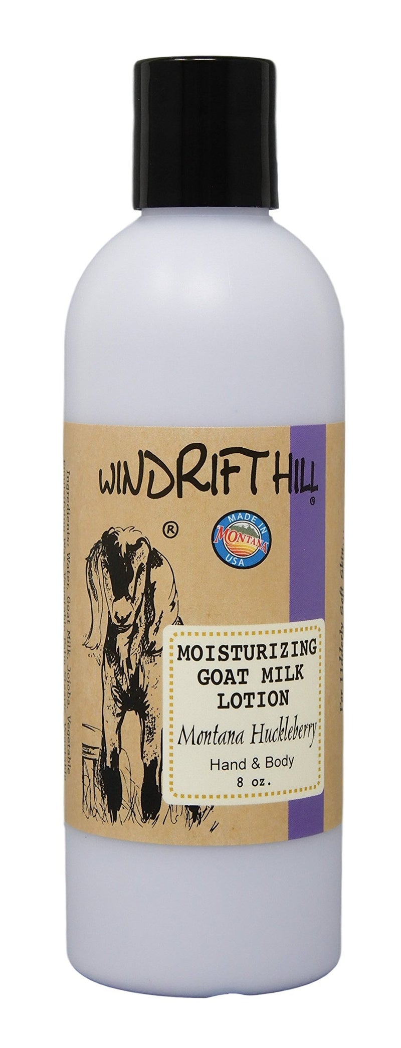 Windrift Hill Moisturizing Goats Milk Lotion Huckleberry
